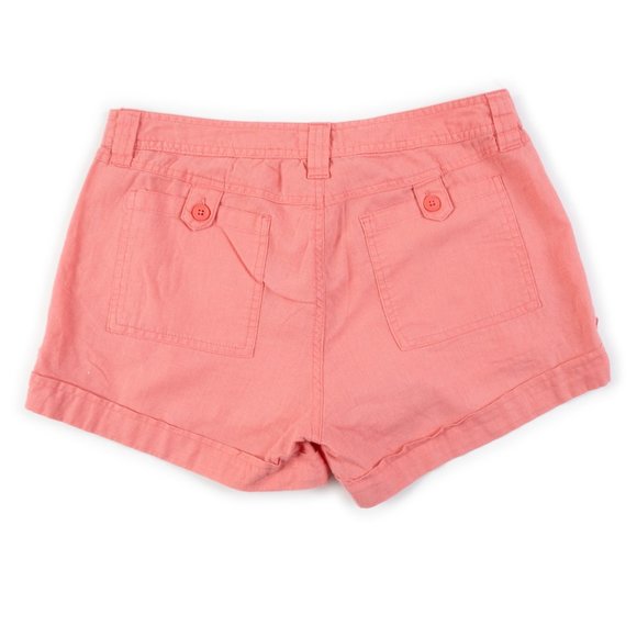 GAP Aubrey pink Linen blend shorts size 8 - Picture 3 of 8